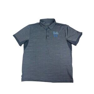 Under Armour UCLA HeatGear Polo Shirt Blue Gray Athletic Performance Men 2XL NWT